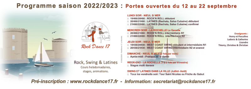 Affiche programme facebook