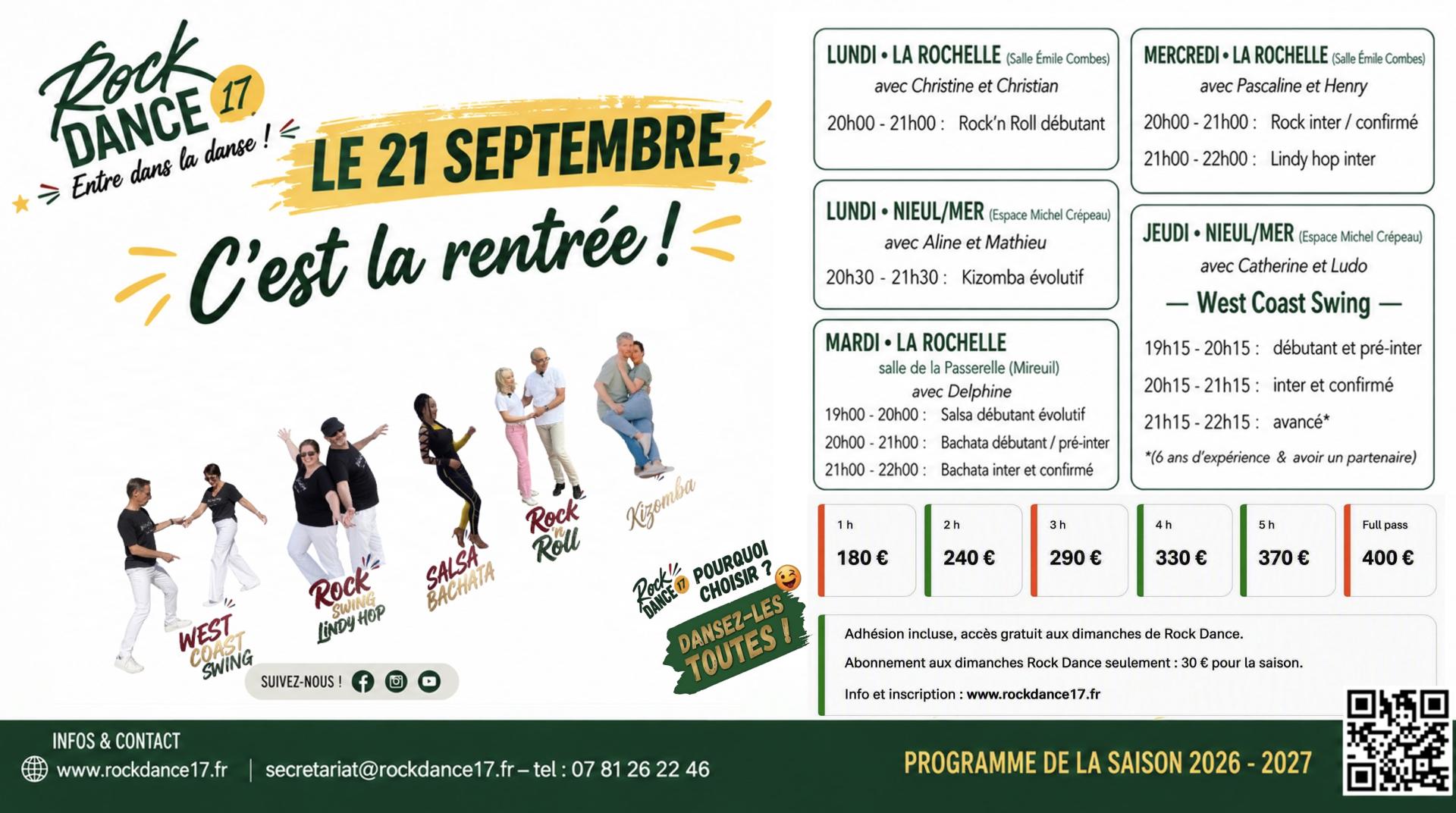 La rentrée 2026 2027