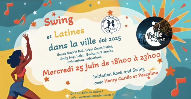 Swing et latines dans la ville 25 juin 2026